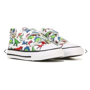 Kids Chuck Taylor All Star Dinosaur Shoes size 8